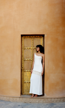 Saanj Dress | Cream