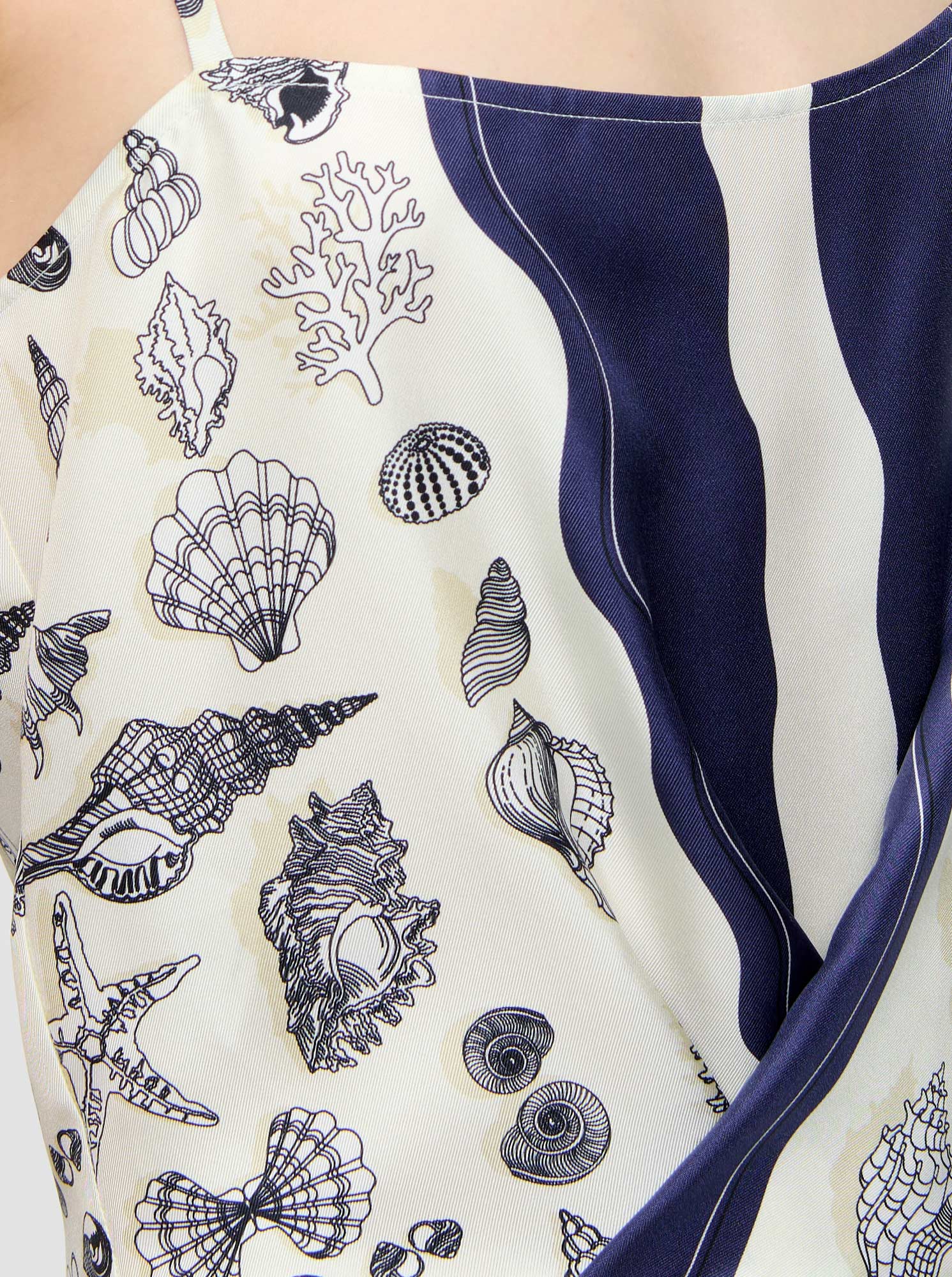 Samantha  Print Dress | Blue Print