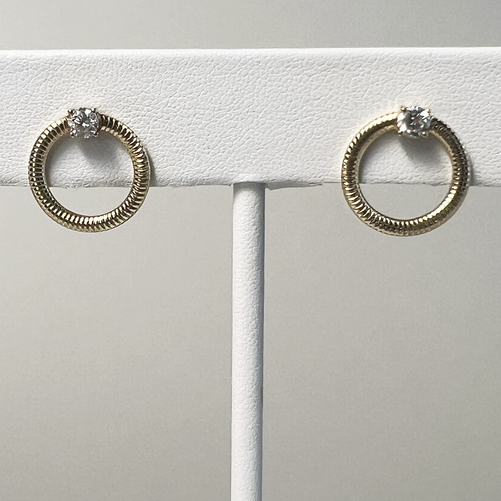 Prince Earrings | 14K Yellow Gold | 0.48 CTW (Approx) White Diamond