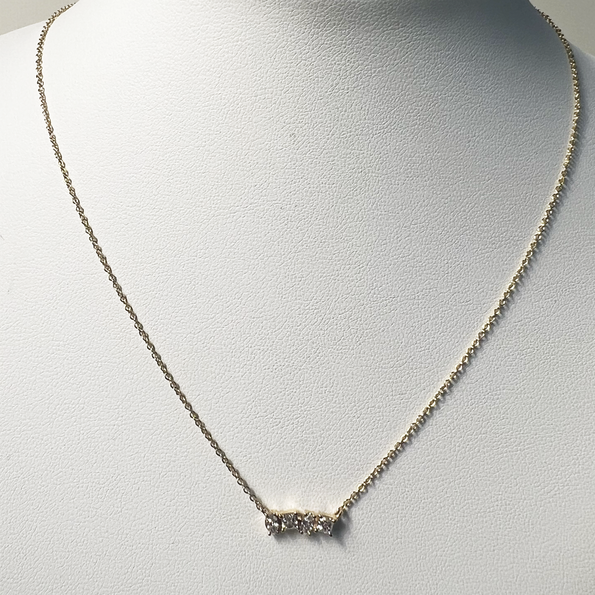 MAMA Necklace | 14K Yellow Gold | 0.45 CTW (Approx) White Lab Diamond
