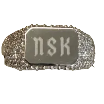 Engravable Pave Signet Ring | Sterling Silver | White Lab Diamond