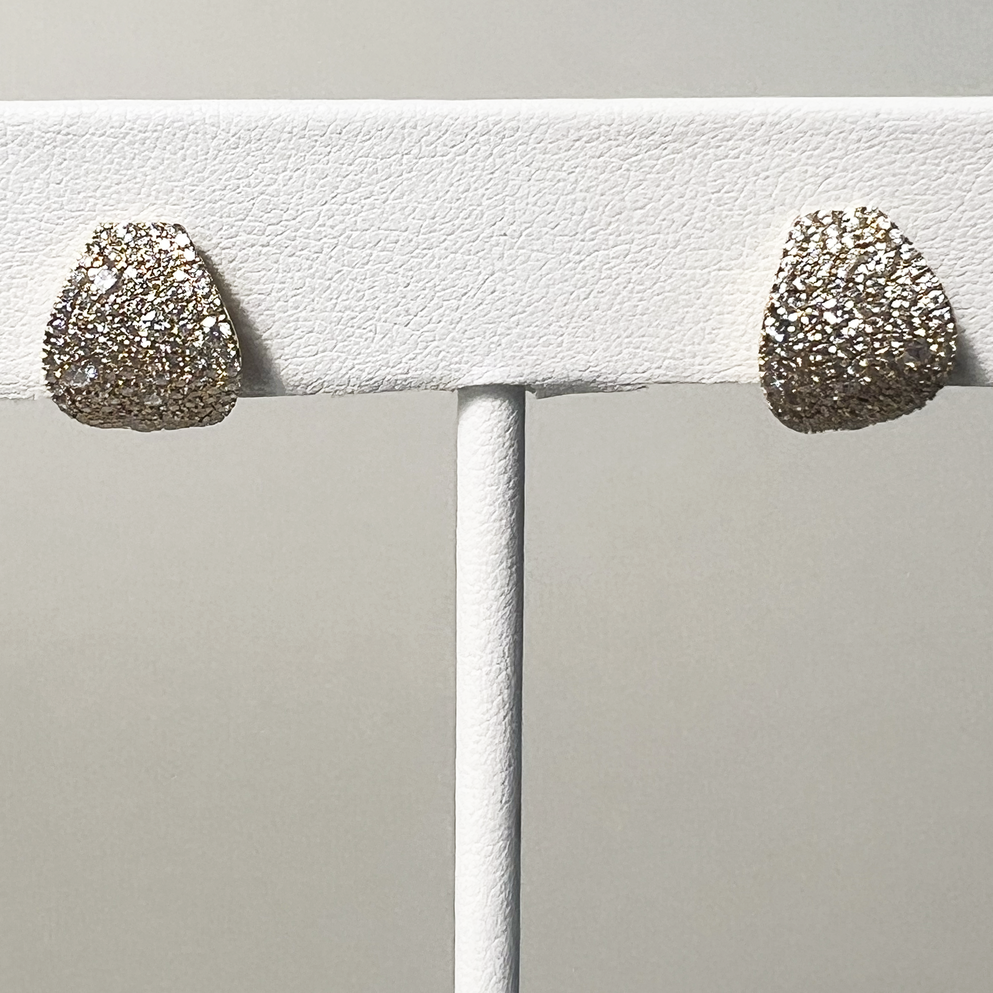 Vintage Scatter Petal Huggies | 14K Yellow Gold | 1.64 CTW (Approx) White Diamond