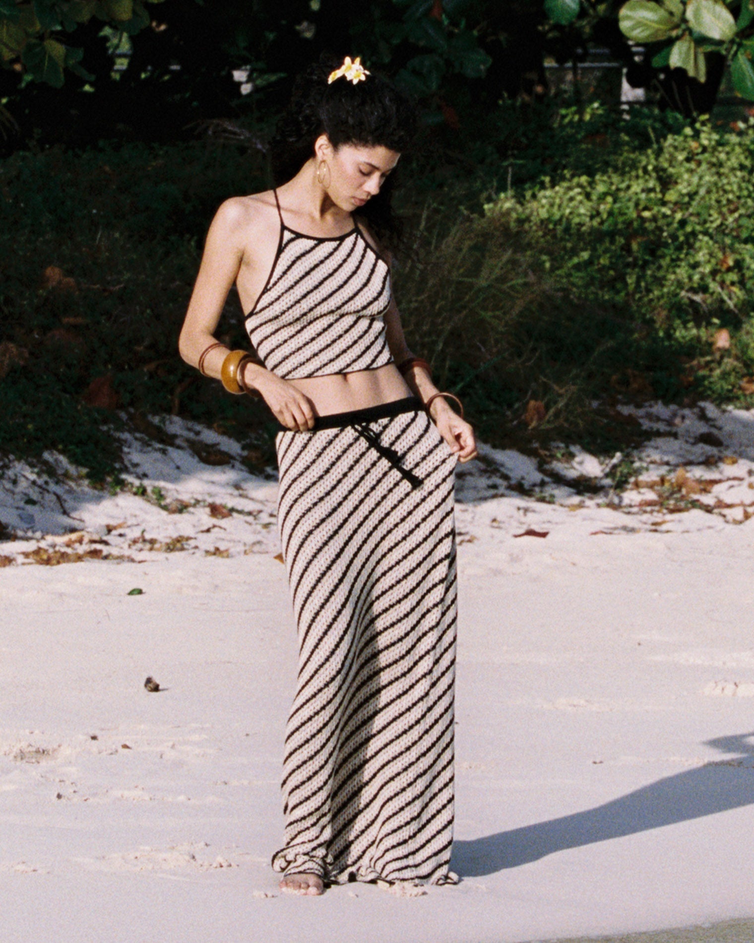 La Bianca Skirt | Tip the Scales Stripe
