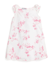 Girl's Twill Amelie Nightgown | English Rose Floral