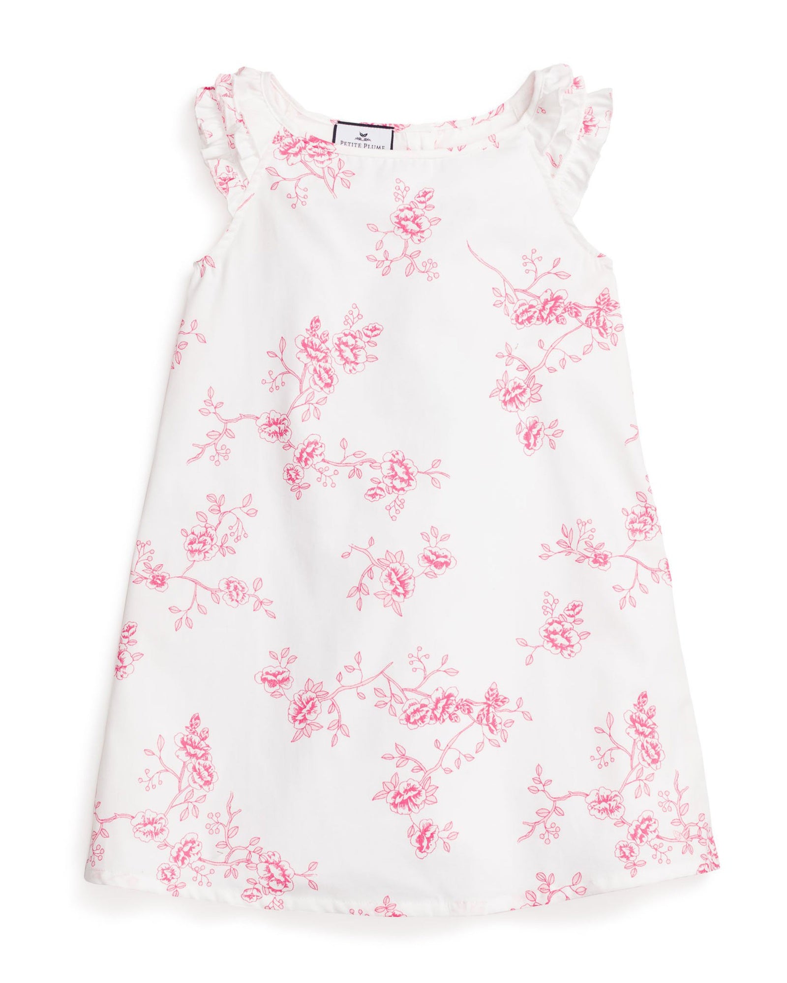 Girl's Twill Amelie Nightgown | English Rose Floral