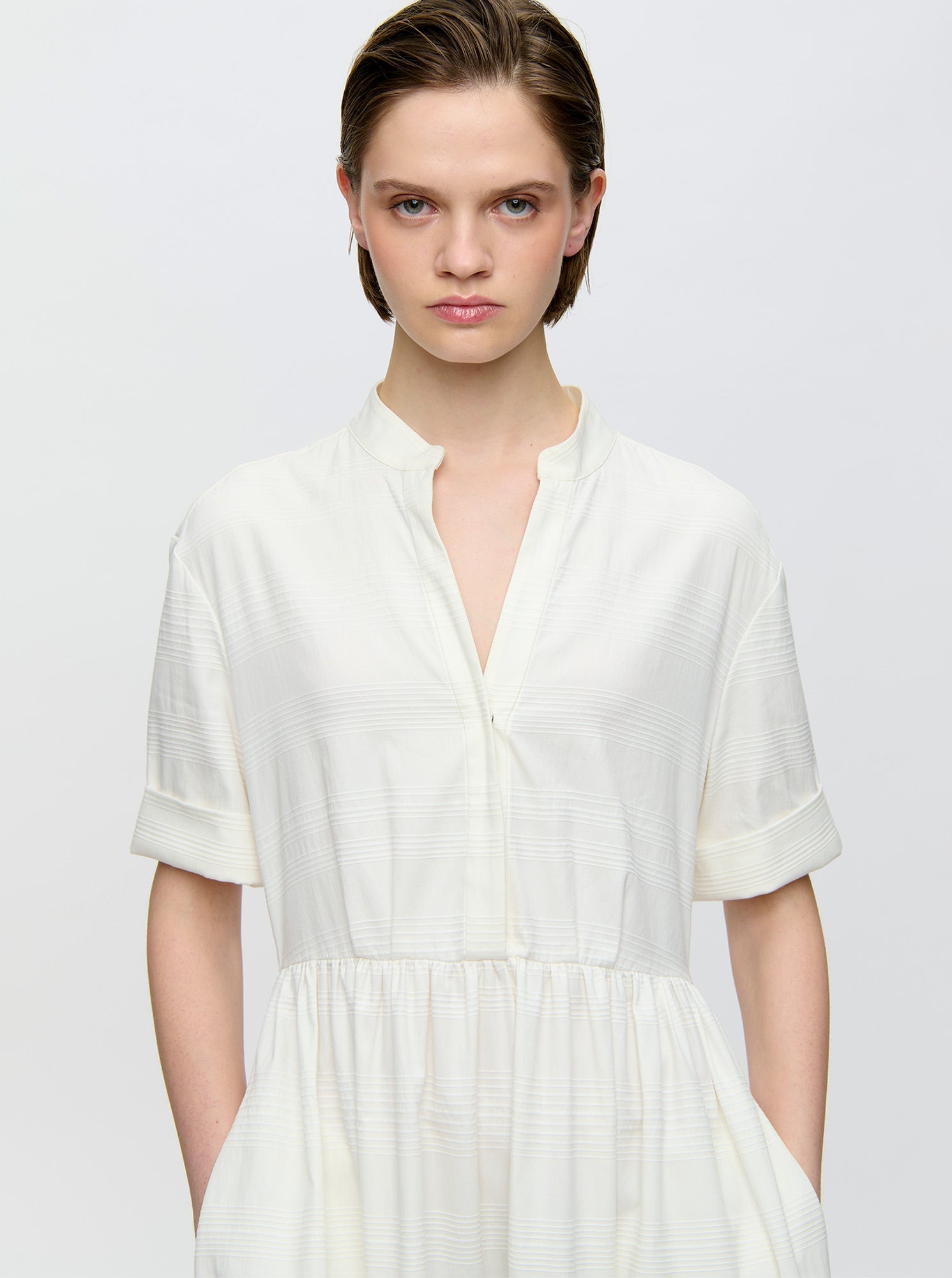 Sardinia Tiered Dress | Natural