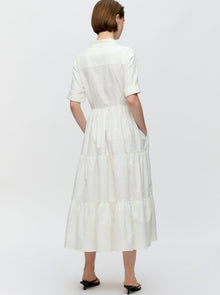 Sardinia Tiered Dress | Natural