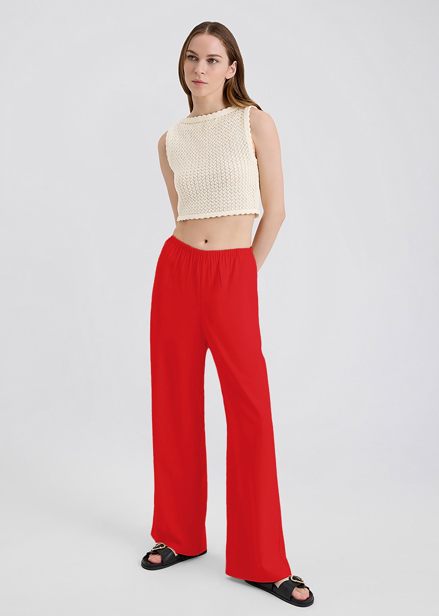 Women | Monaco Pant | Apple Red