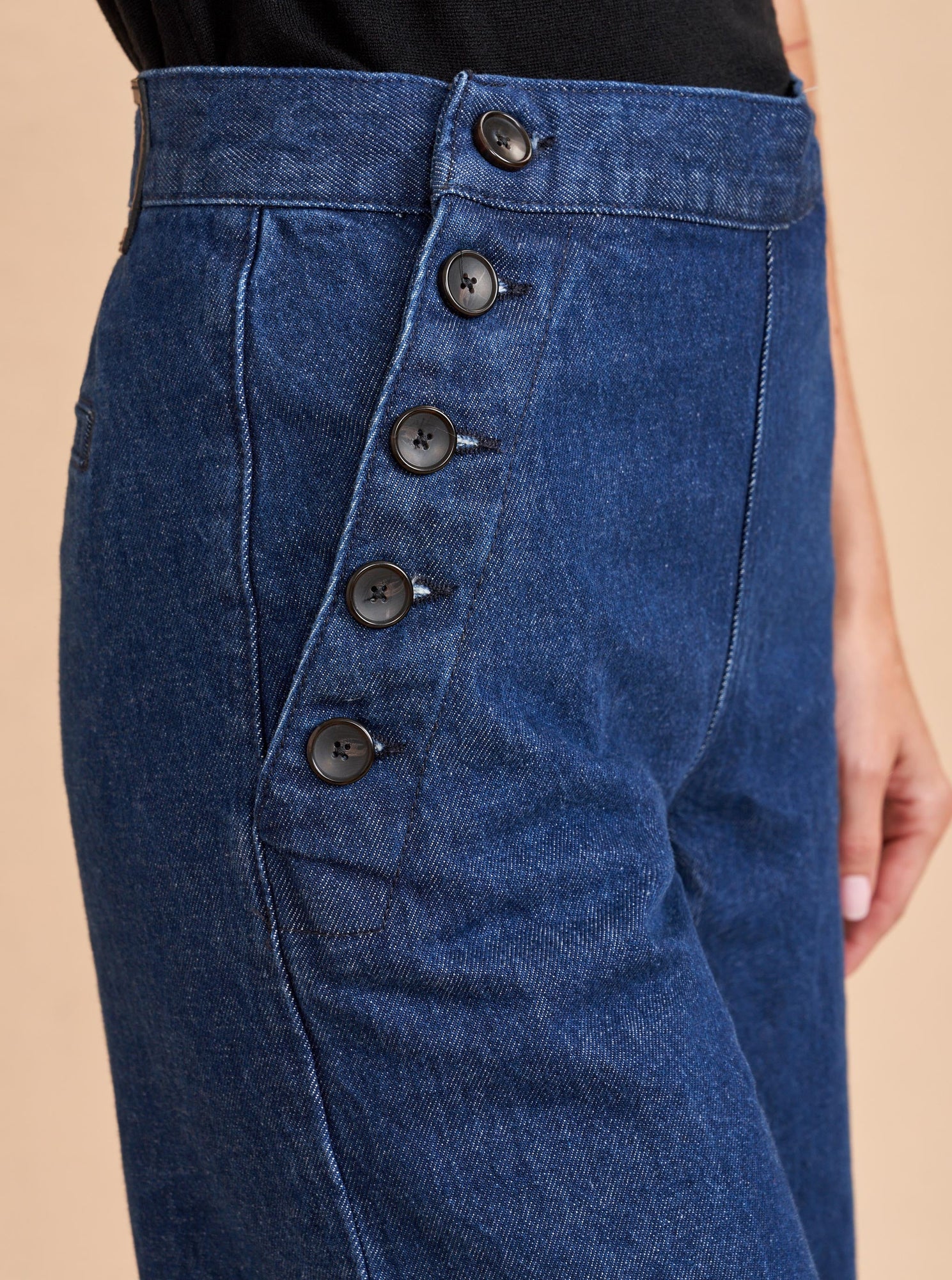 Saylor High-Rise Wide-Leg Jean | Benjamin