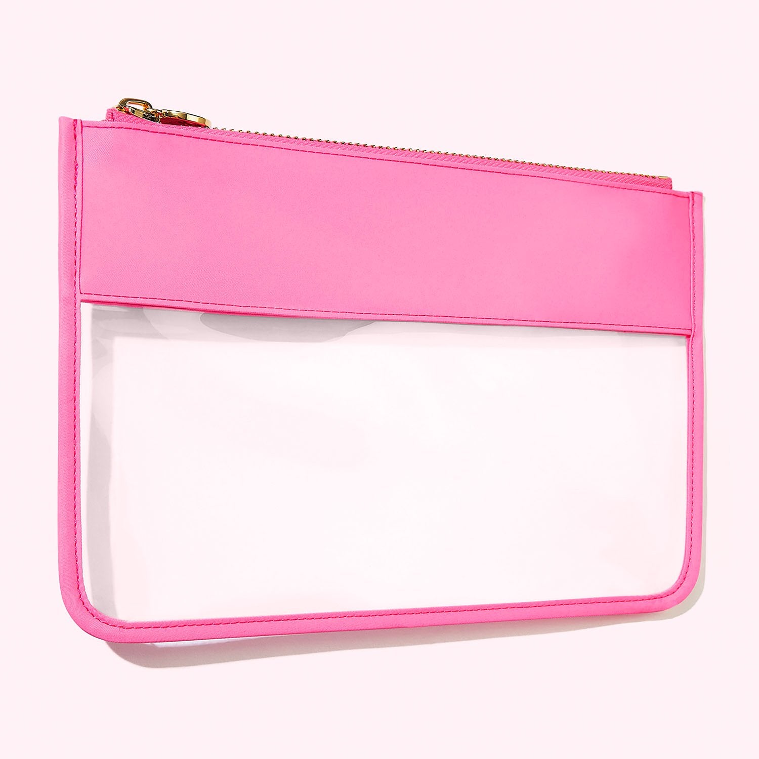 Clear Flat Pouch | Bubblegum