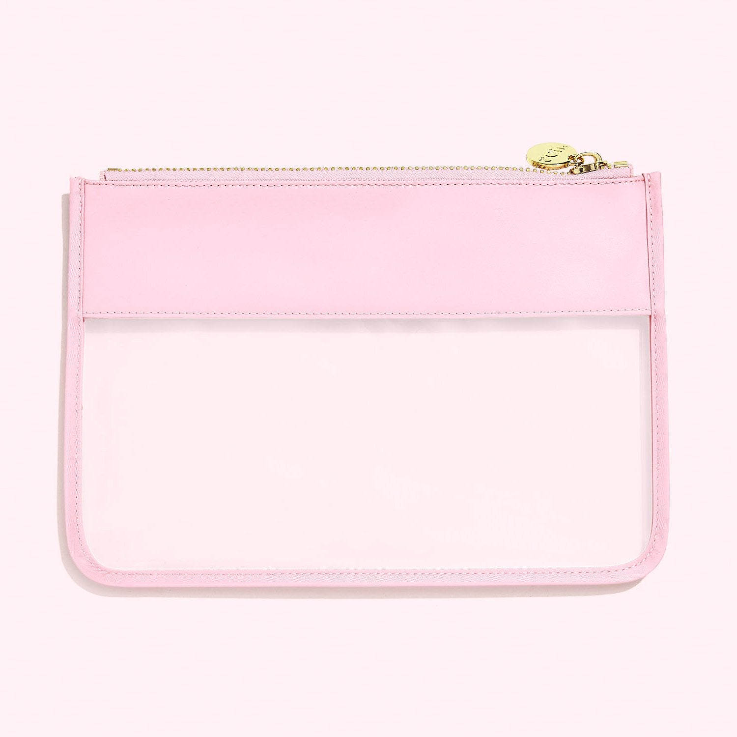 Snacks Clear Flat Pouch | Flamingo