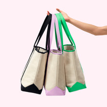 Canvas & Nylon Tote | Noir