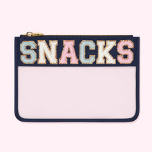 Snacks Clear Flat Pouch | Sapphire