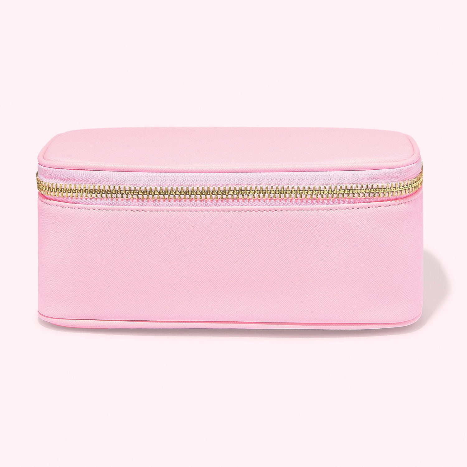 Textured Open Top Mirror Pouch