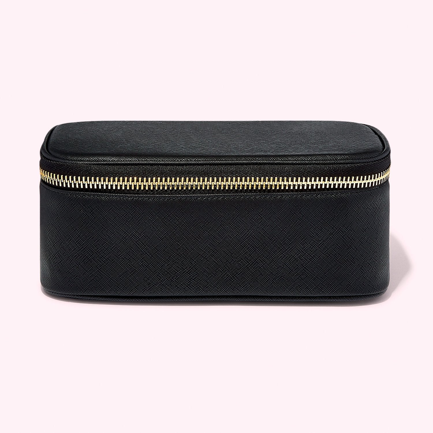 Textured Open Top Mirror Pouch