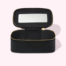 Textured Open Top Mirror Pouch