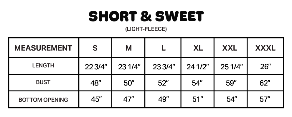 The Short & Sweet Hoodie | Noir