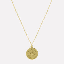 The Zodiac Medal Necklace Scorpio | Gold Vermeil