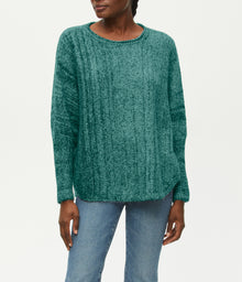 Selina Poncho Sweater | Teal