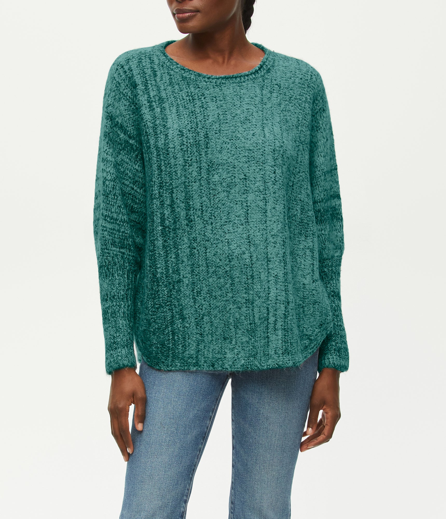 Selina Poncho Sweater | Teal