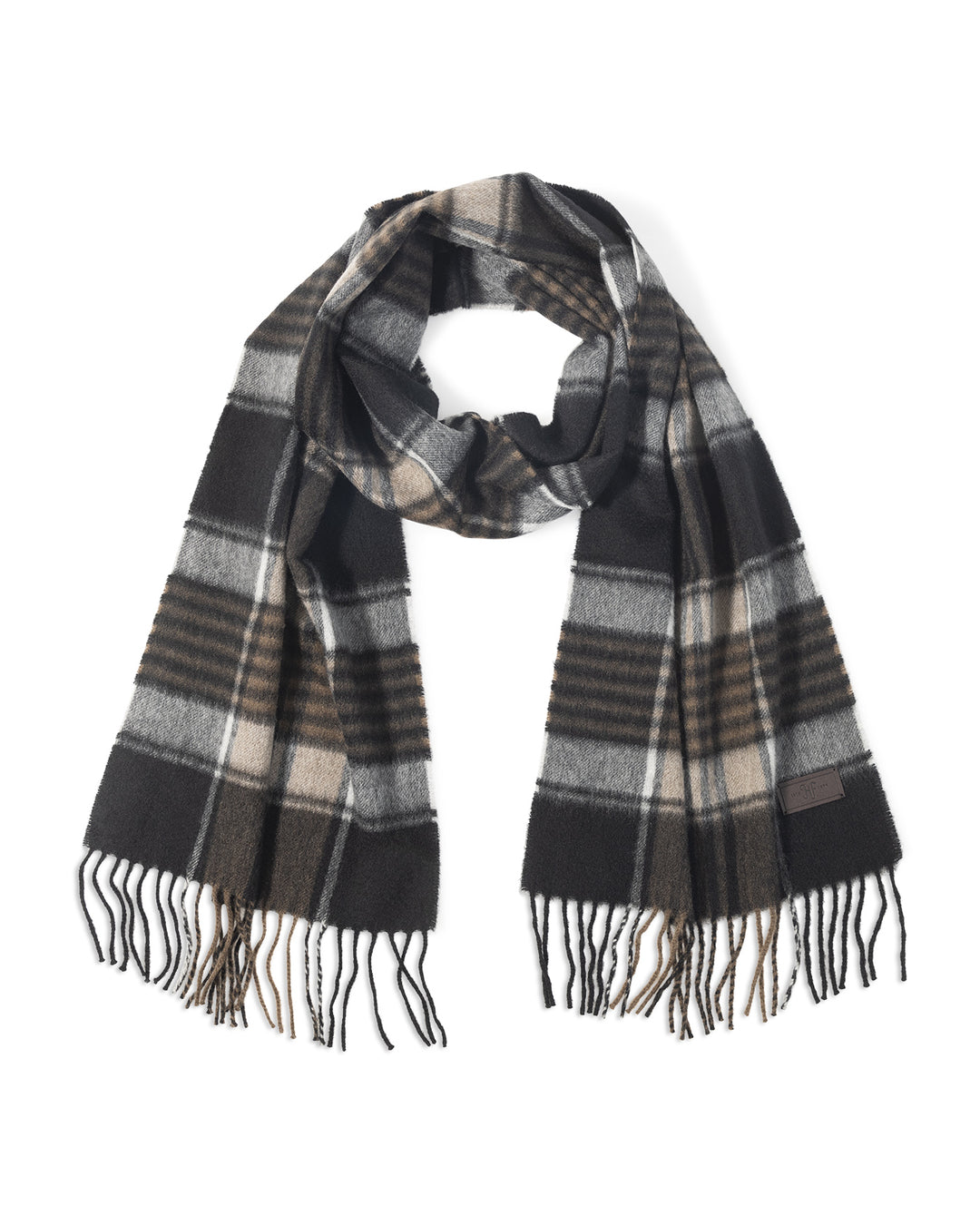 Hickey Freeman | Men | Men's Scarf | Black/Brown