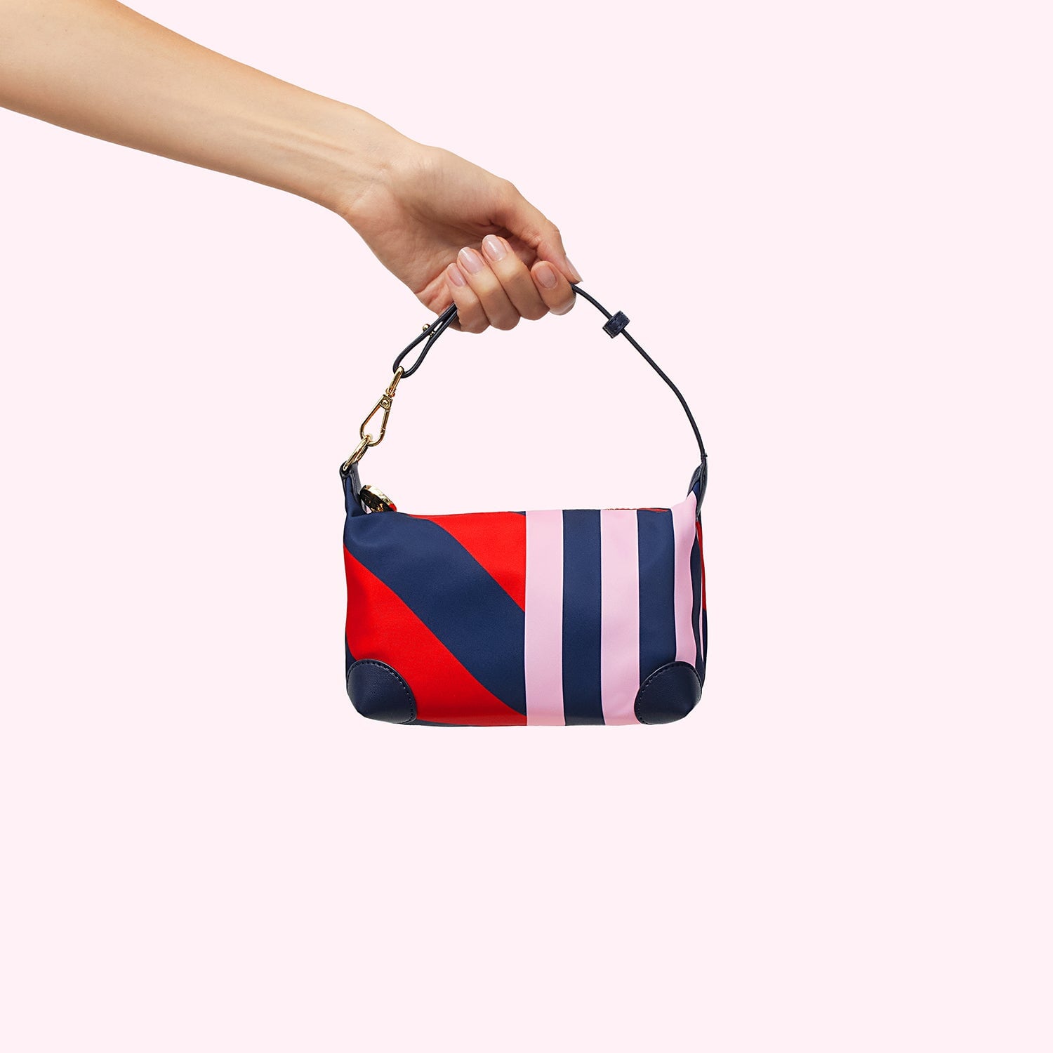 Mini Shoulder Bag | Rugby Stripes