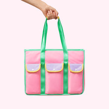 Pocket Tote | Fruit Punch Color Block