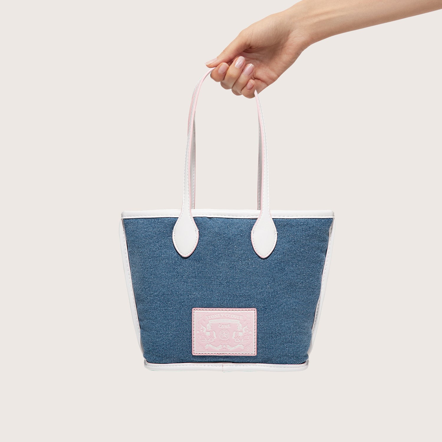 Little Tote | Patched Denim