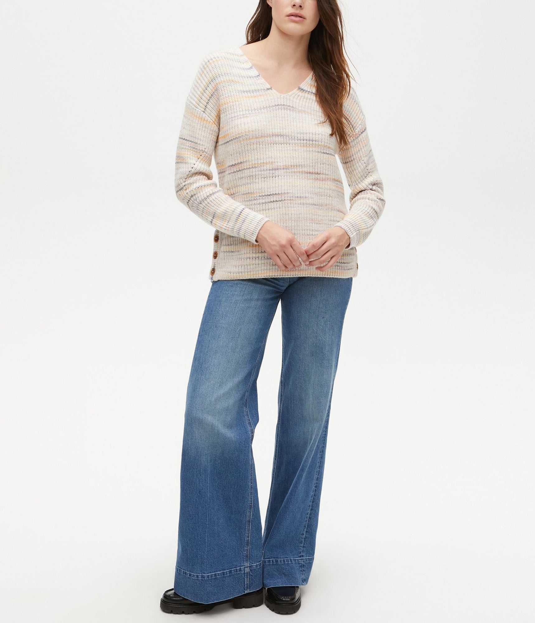 Autumn Spacedye Sweater | Natural Combo