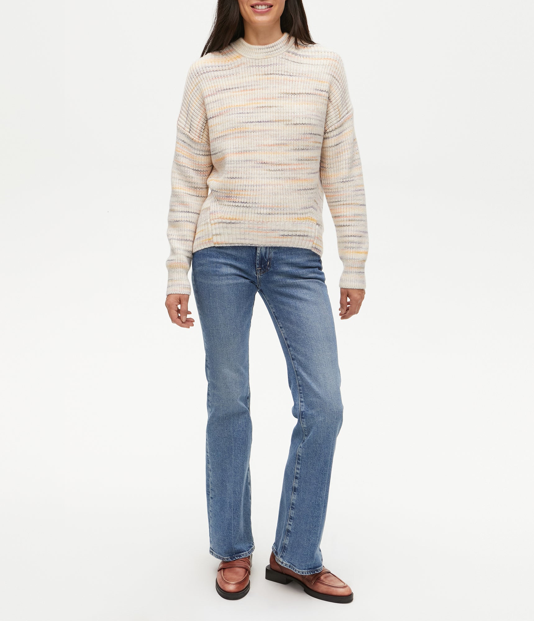 Richie Spacedye Pullover Sweater | Natural Combo