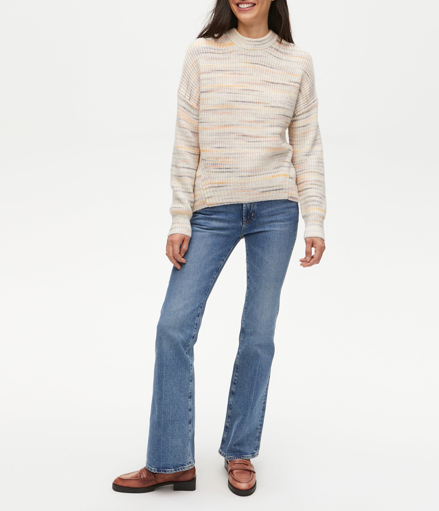 Richie Spacedye Pullover Sweater | Natural Combo