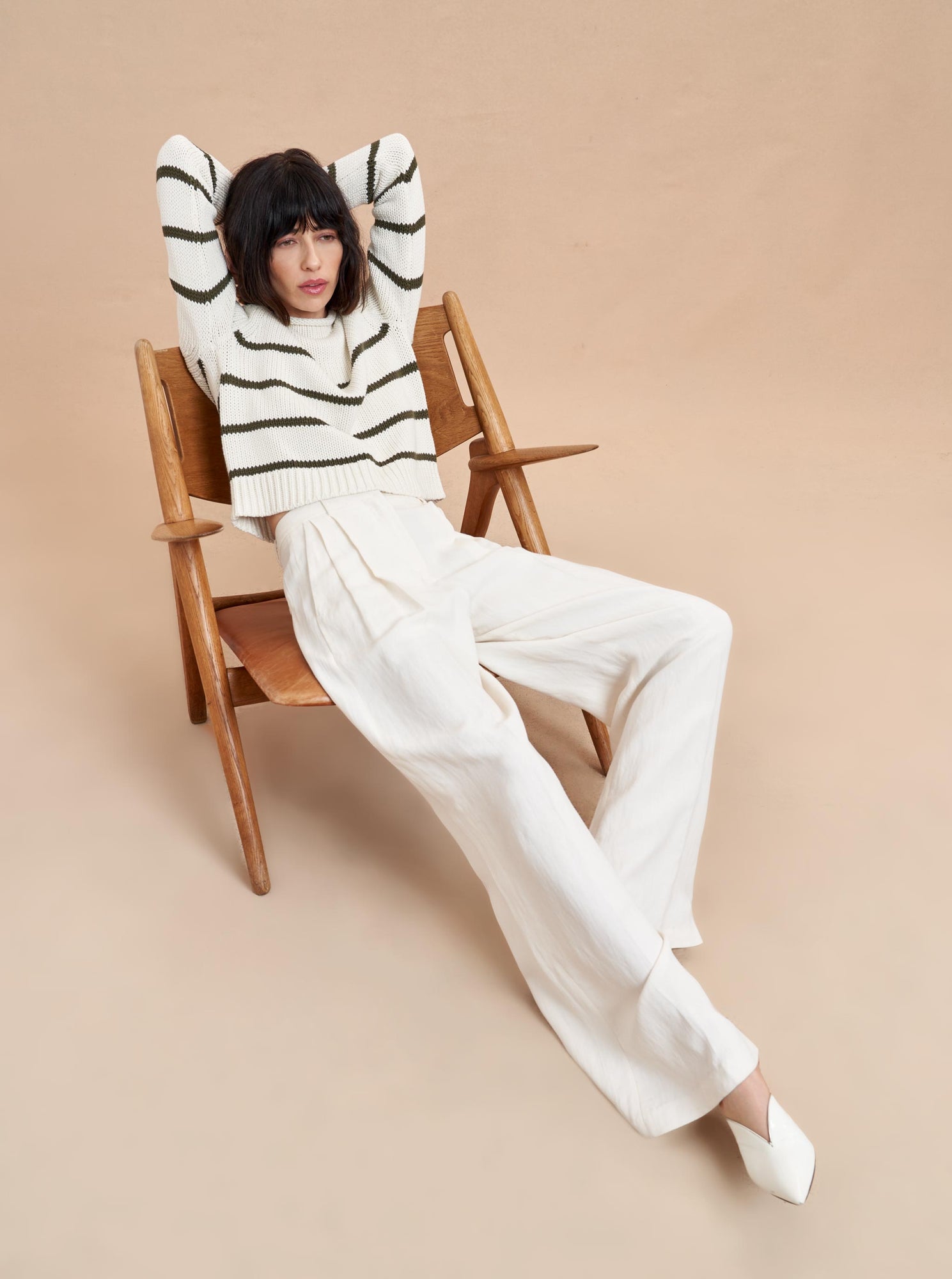 Selby Trouser | Ivory