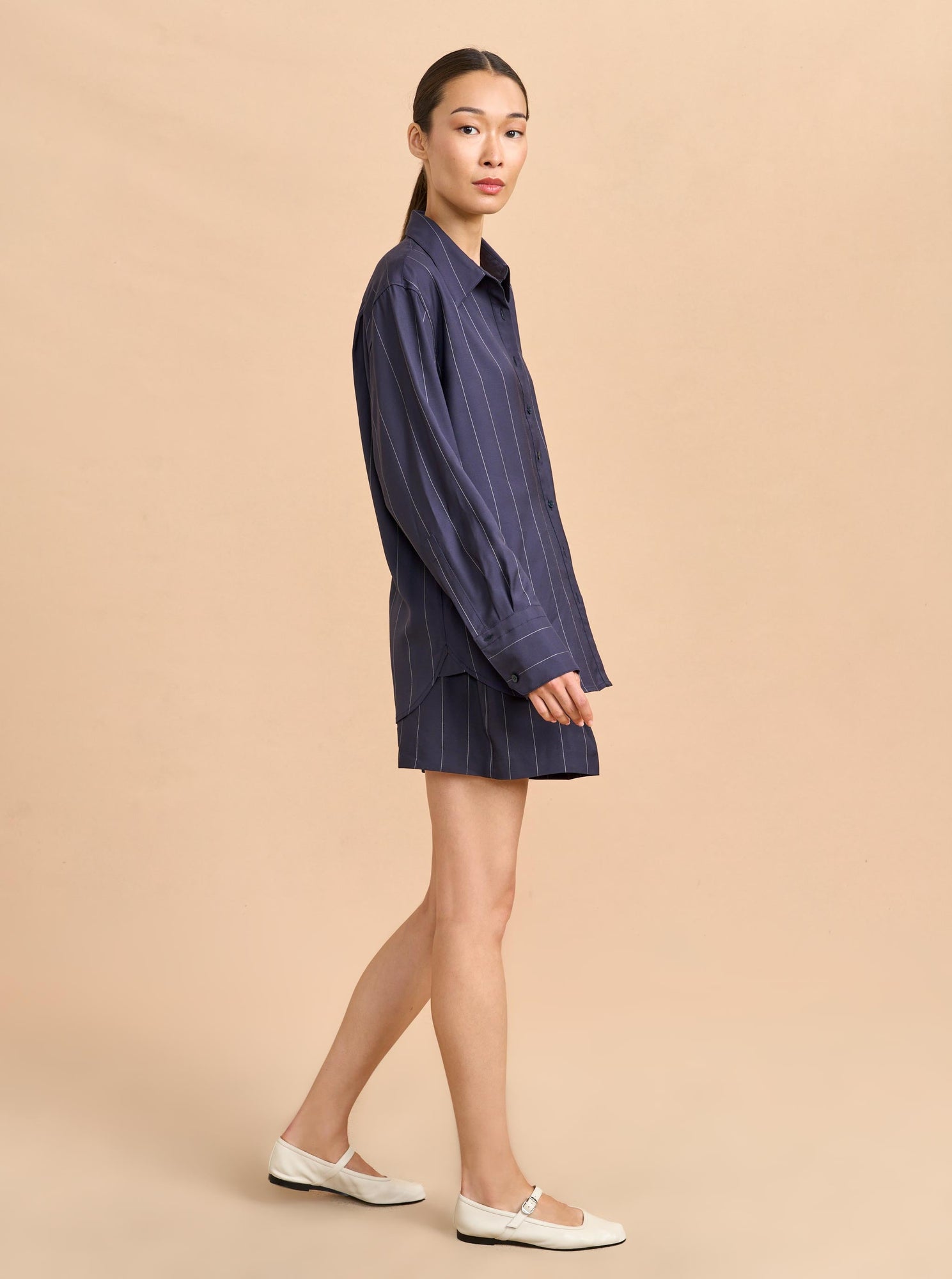 Selby Short | Navy x Ivory