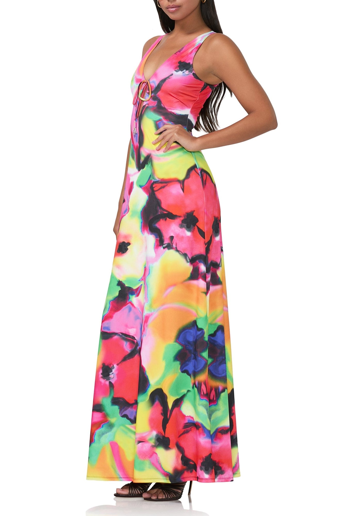 Selena Maxi Dress | Spray Floral