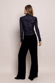 Firenze Pant | Black Velvet