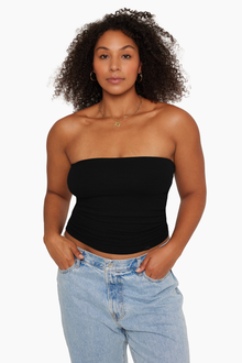 Ribbed Modal Ribbed Tube Top | Onyx
