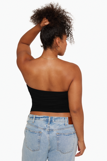 Ribbed Modal Ribbed Tube Top | Onyx