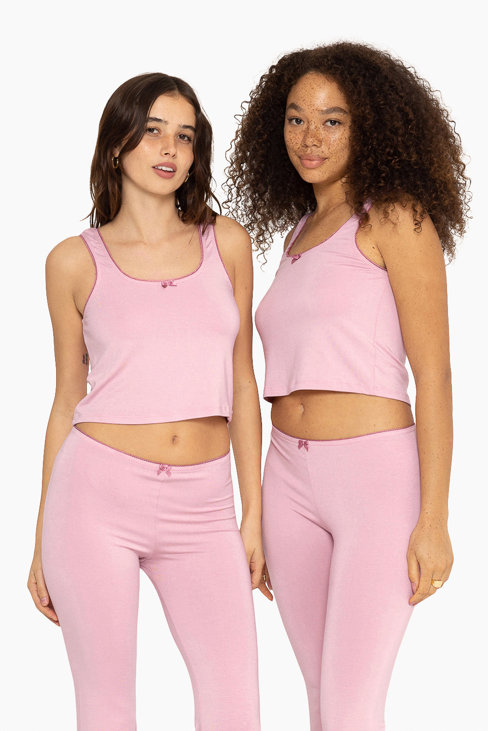 Sleep Jersey Bow Sleep Tank | Peony