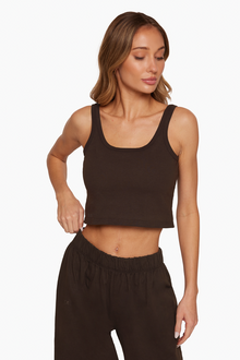 Easy Relaxed Tank | Espresso (Old Branding)