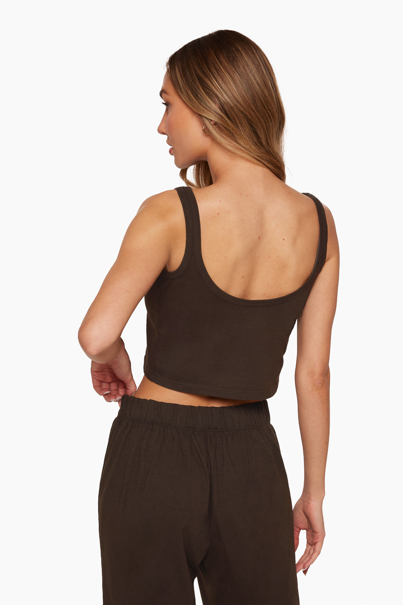 Easy Relaxed Tank | Espresso (Old Branding)