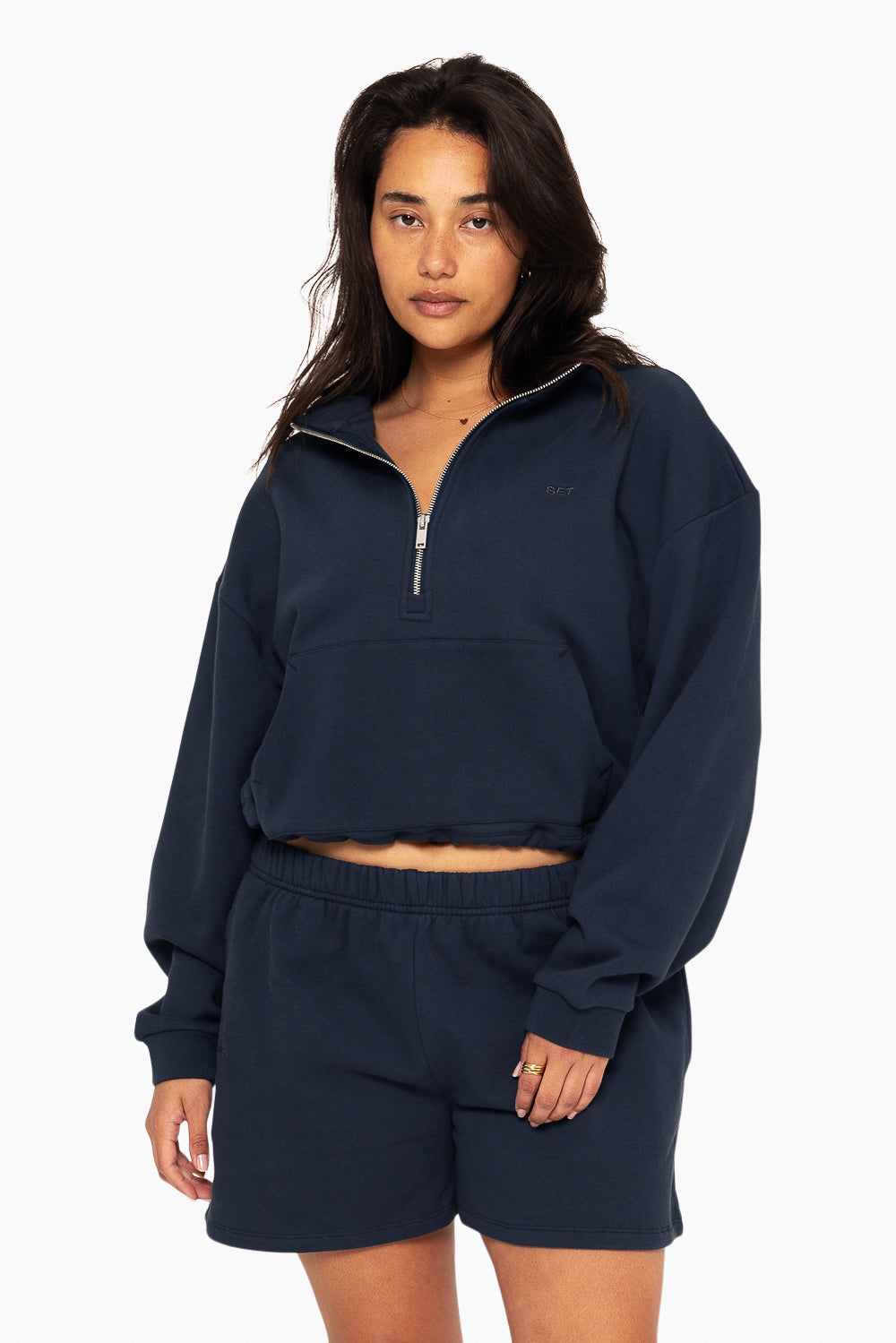 Heavyweight Sweats Half Zip | Oxford