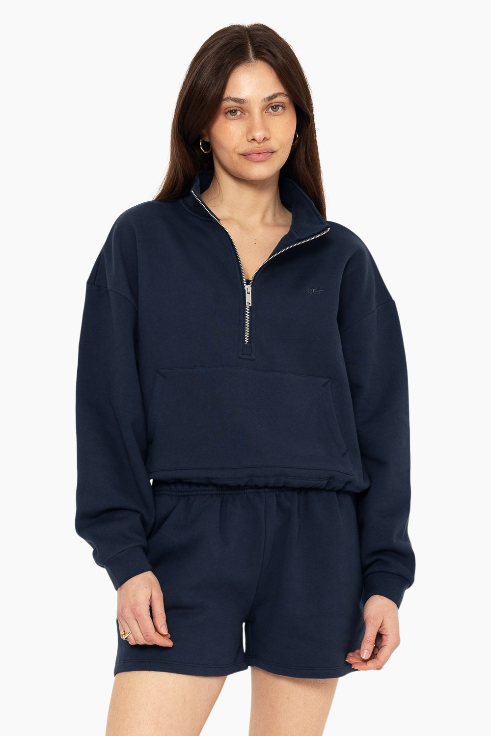 Heavyweight Sweats Half Zip | Oxford