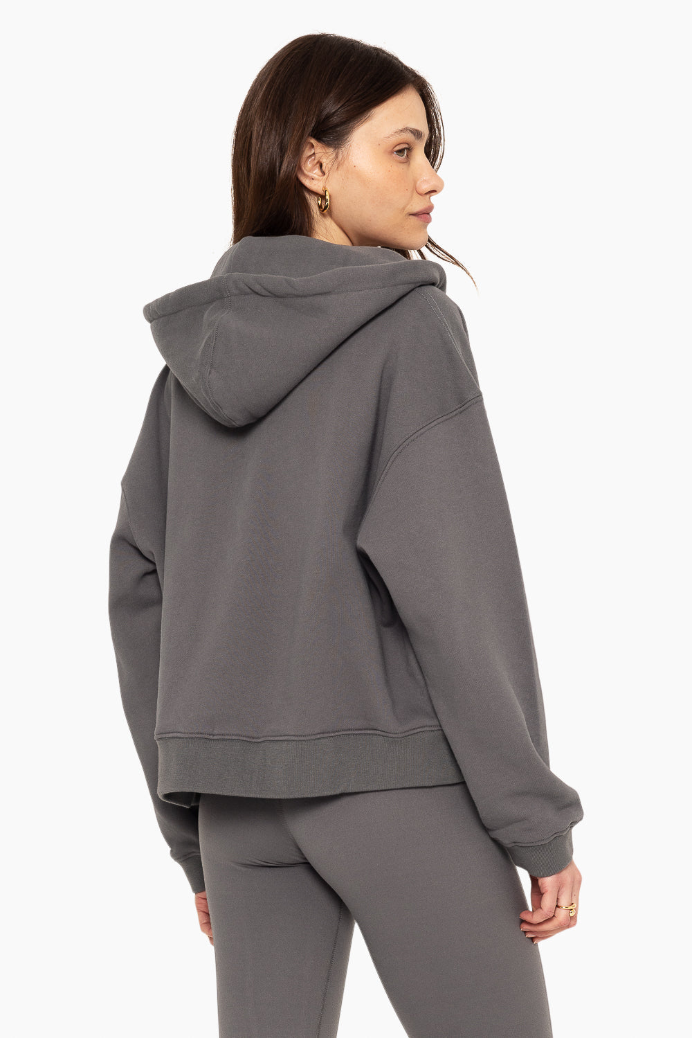 Heavyweight Sweats Zip Hoodie | Graphite