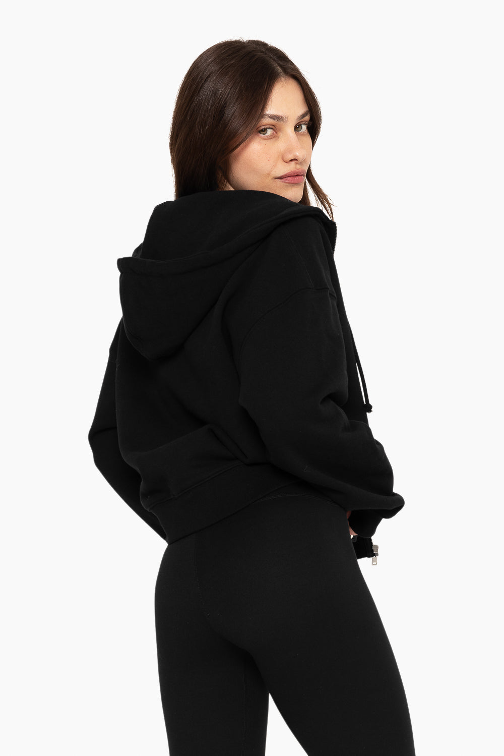 Heavyweight Sweats Zip Hoodie | Onyx