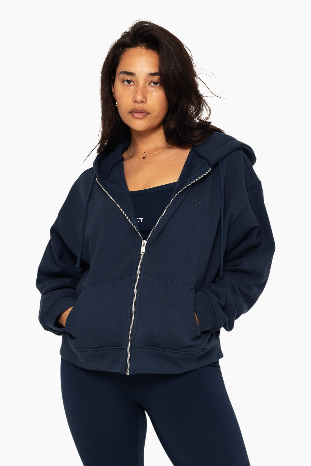 Heavyweight Sweats Zip Hoodie | Oxford