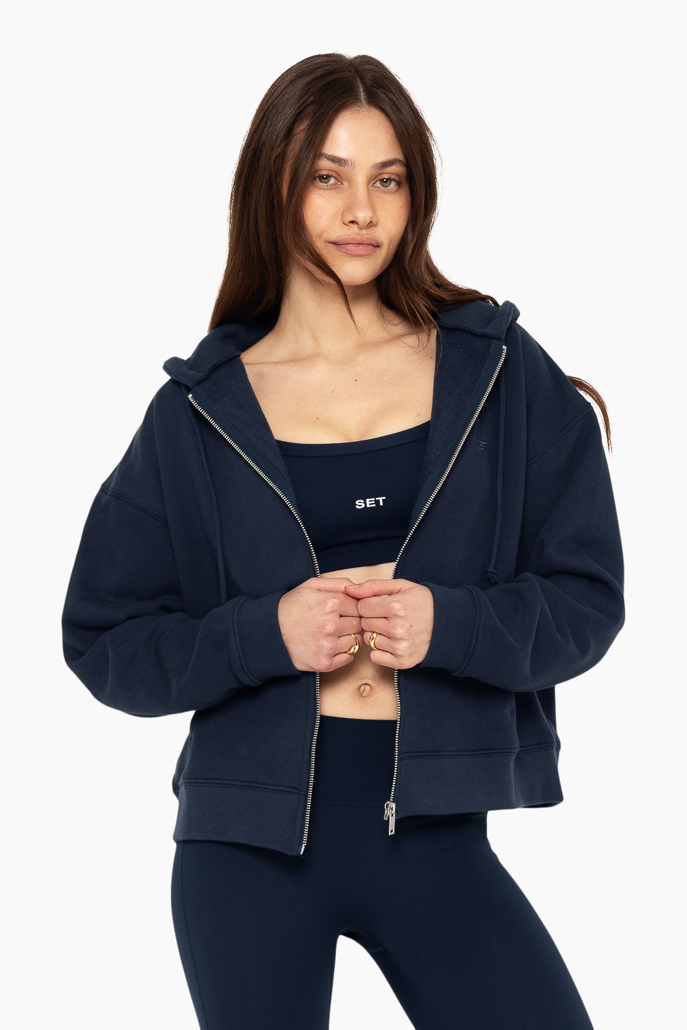 Heavyweight Sweats Zip Hoodie | Oxford