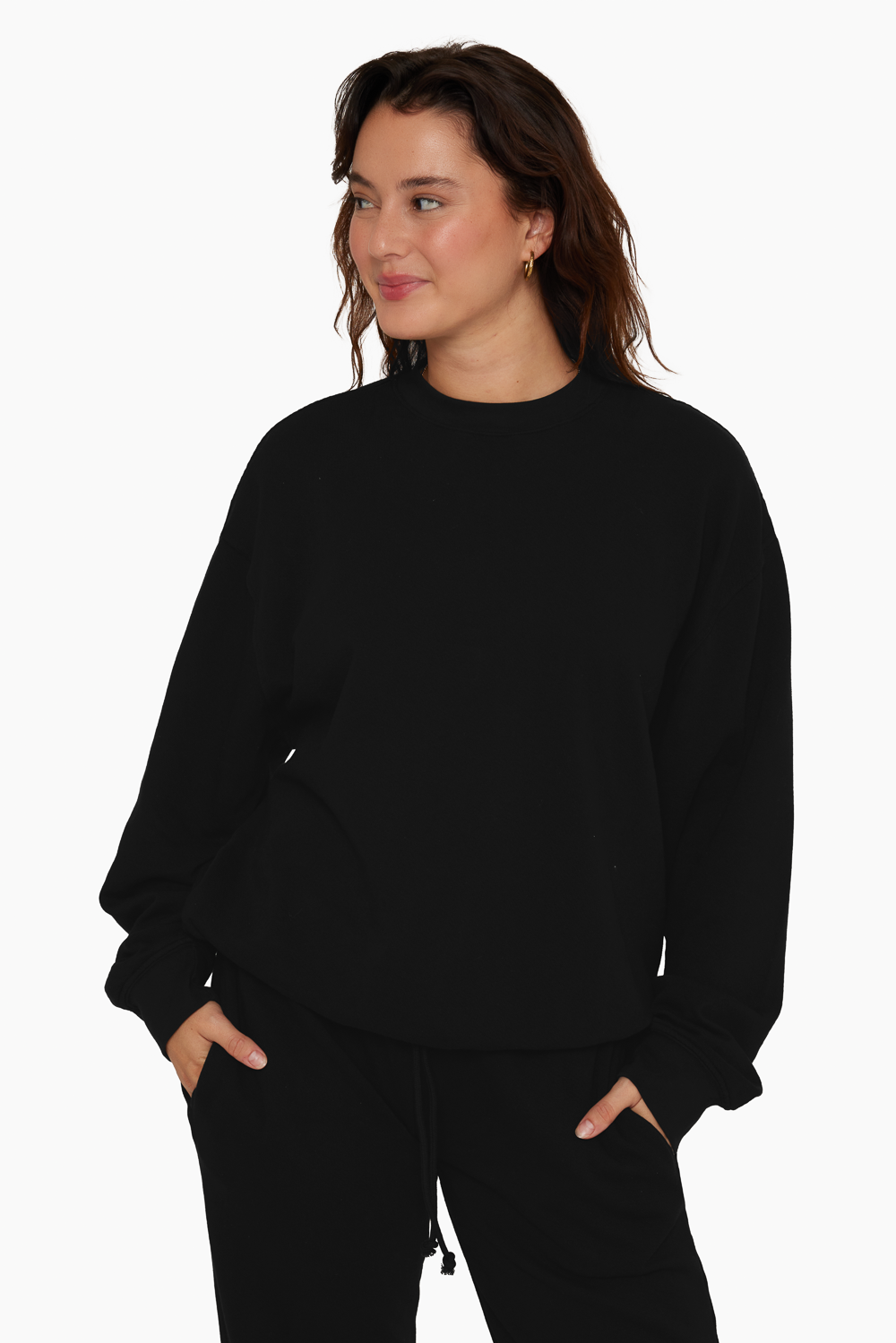 Lightweight Sweats Classic Crewneck (Old) | Onyx