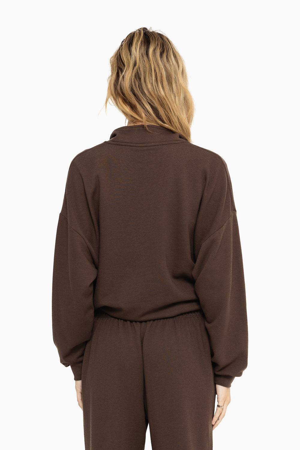 Lightweight Sweats Quarter Zip | Clove