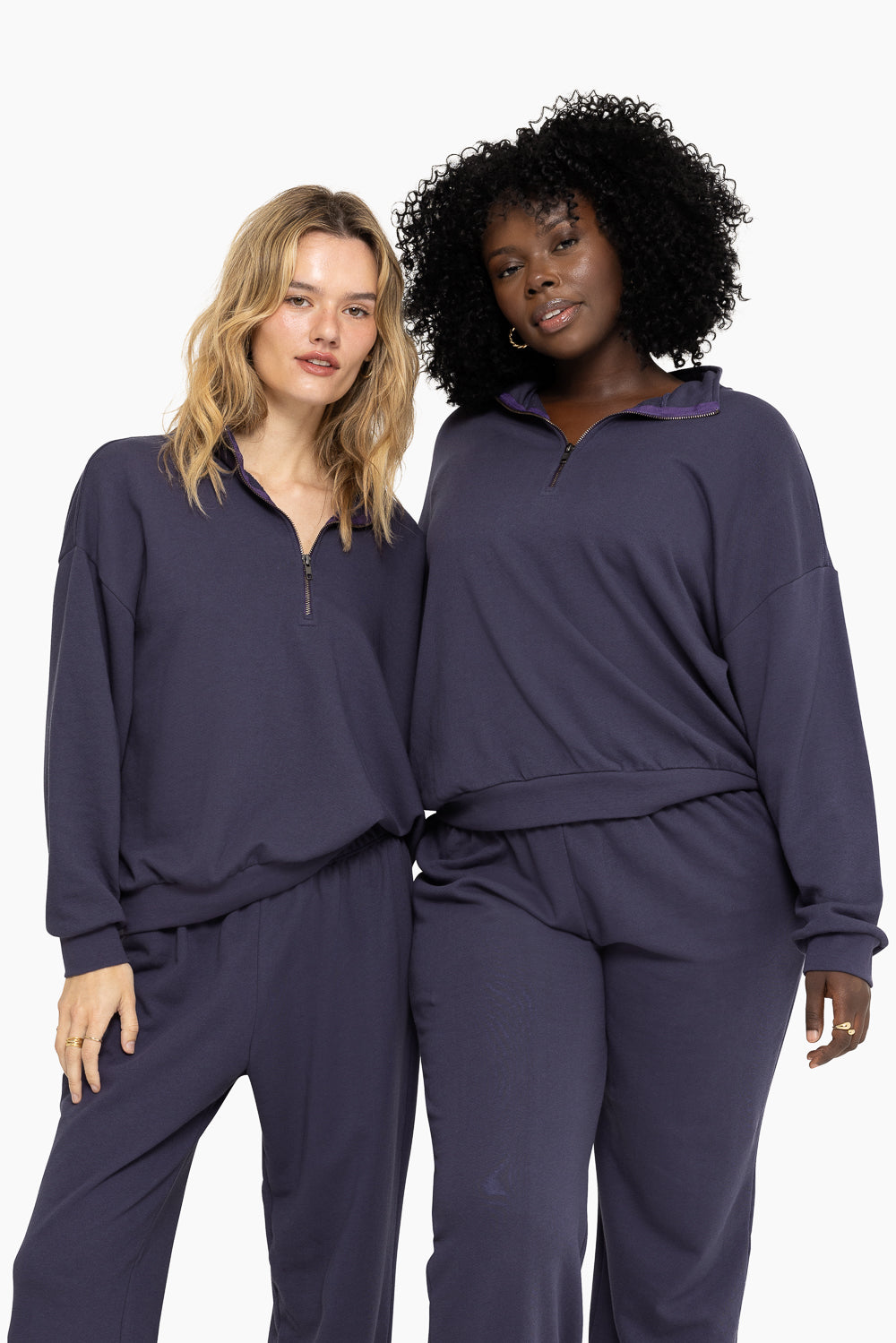 Lightweight Sweats Quarter Zip | Galaxy