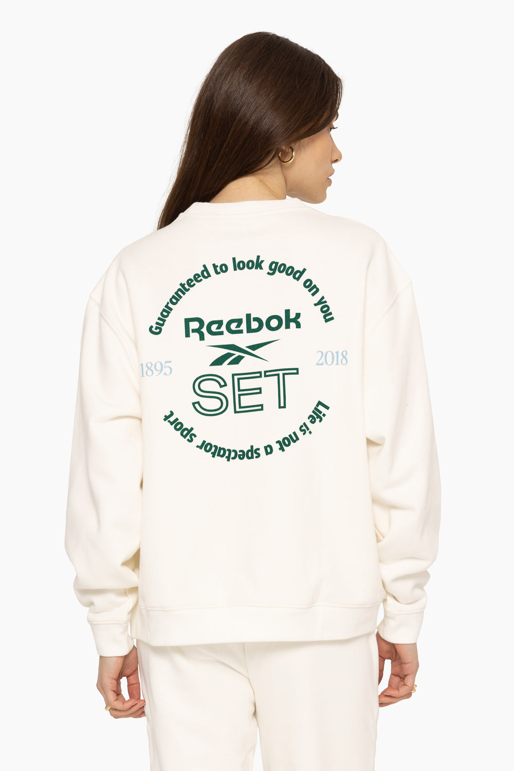 Heavyweight Sweats Reebok X Set Crewneck | Blanc